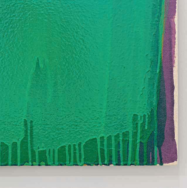 Gemälde von Joseph Marioni: „Green Painting“.
Foto: Bernhard Strauss/PEAC Museum